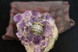 Blessing ring silver 925 and gold 14k