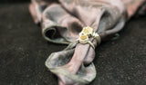 14k Gold and silver 925 ring.